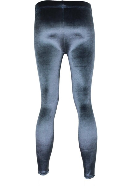 Kadın Gri Kadife Parlak Disko Tayt fiyatları