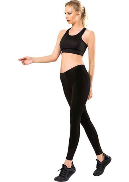 Kadın 4083 Pamuklu Düşük Bel Tayt Uzun Sporcu Bayan Taytı fiyatları