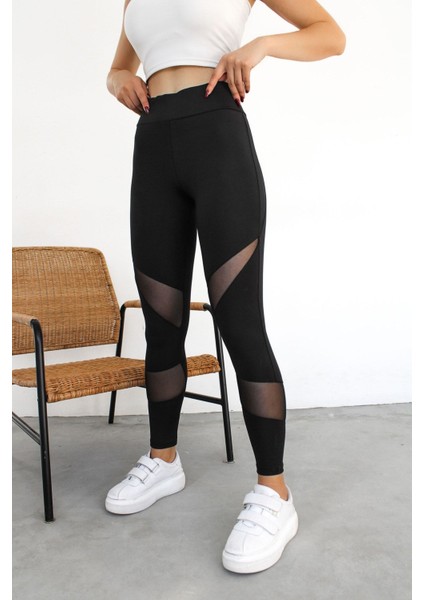 Parçalı Tüllü Tayt fiyatları