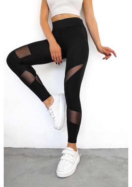 Parçalı Tüllü Tayt fırsatları