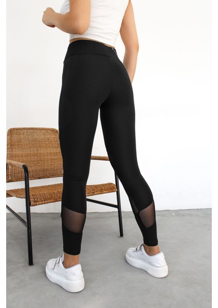 Parçalı Tüllü Tayt indirimleri