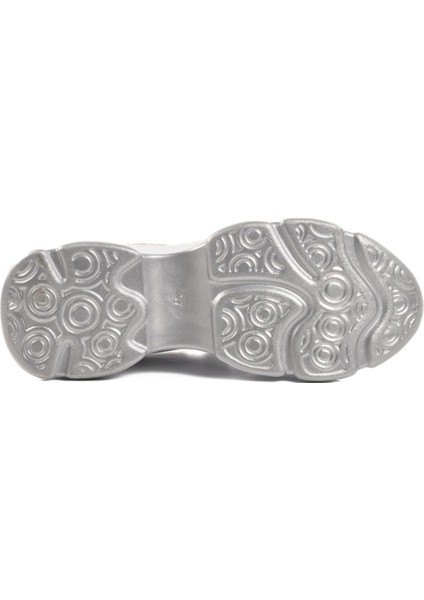 Beyaz Yüksek Taban Kadın Sneaker 6064 Z indirimleri