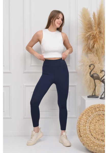 Fitilli Seamless Çizgili Tayt Yüksek Bel Dayanıklı Örme Kumaş Spor Tayt Toparlayıcı modelleri