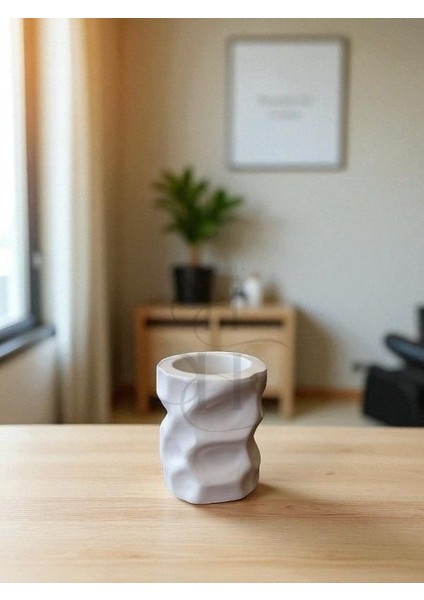 Dekoratif Etnik Desenli Vazo, Şık Dokulu Vazo