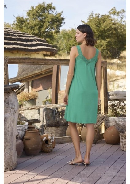 Monamise Etnik Deseni ve Dantelli Sabahlık Takımı indirimleri