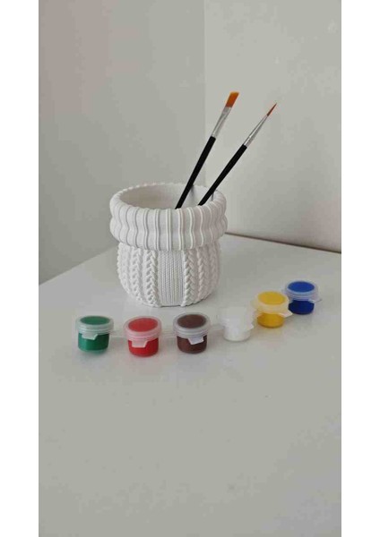 Şapka Tasarımlı Taş Tozu Boyanabilir Obje Seti modelleri