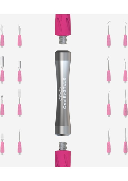 Unıq Combo Değiştirilebilir Çalışma Parçaları Için Spatula Sapı Gümüş Hpq-10 fırsatları