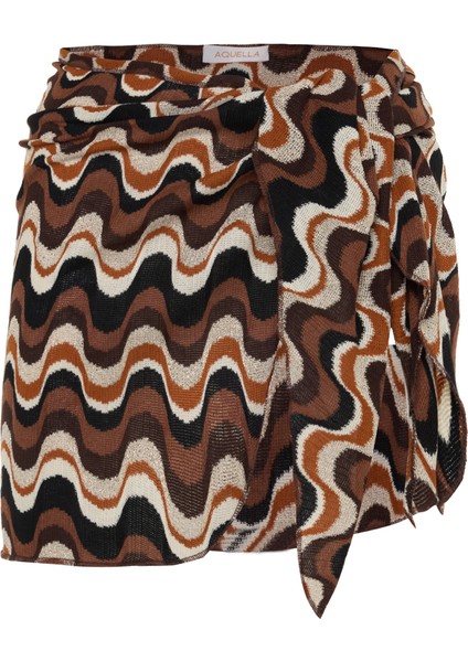 Kahverengi Desenli Triko Üçgen Bikini fiyatları