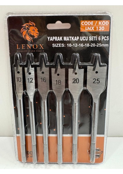 6 Parça Yaprak Matkap Ucu Seti fiyatları