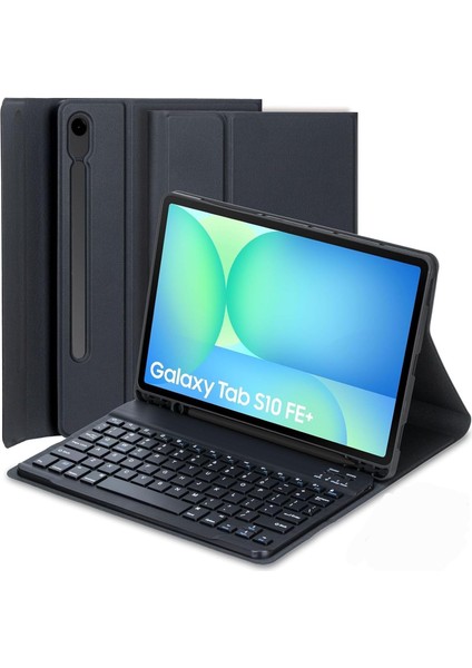 Galaxy Tab S10 Fe+ Plus 13.1 Inç 2025 Ile Uyumlu Bluetooth Türkçe Q Klavyeli Kılıfı(Tablet Değildir)