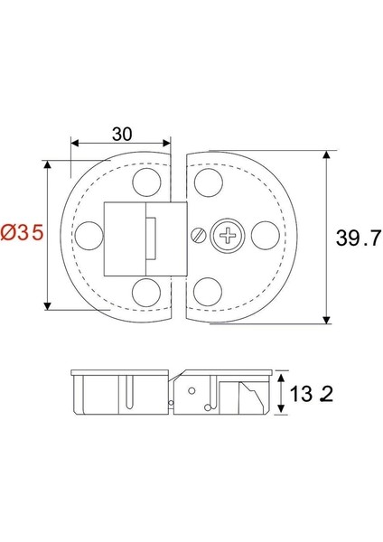 Kitabe Masa Menteşesi 35MM fiyatları
