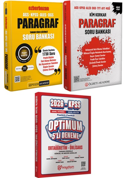 Ezberbozan Paragraf Kim Korkar Paragraf Soru - Optimum 5 Deneme