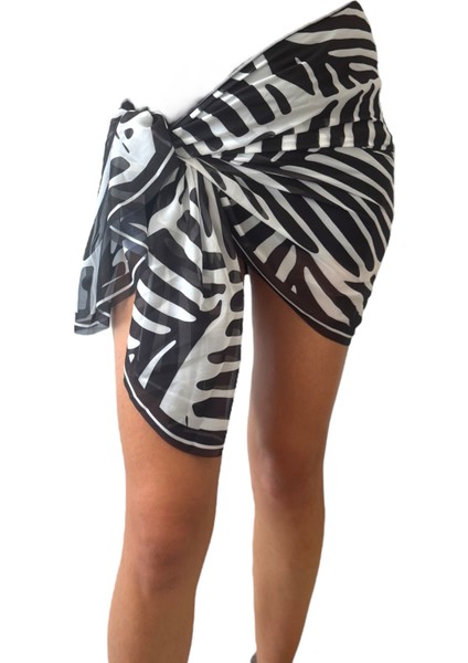 Kısa Pareo - Zebra Desen 150X50 cm fiyatları