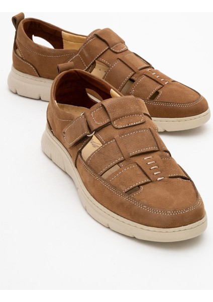 Hakiki Nubuk Deri, Iç Dış Deri Erkek Yazlık Ayakkabı