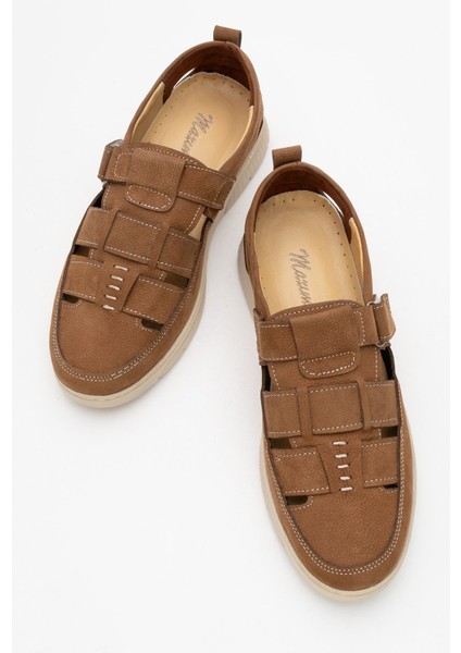 Hakiki Nubuk Deri, Iç Dış Deri Erkek Yazlık Ayakkabı