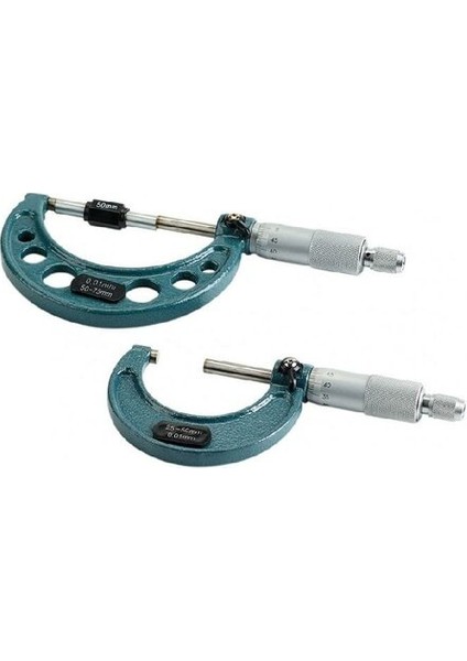 Gfb Mikrometre 0-25 x 0,01 mm