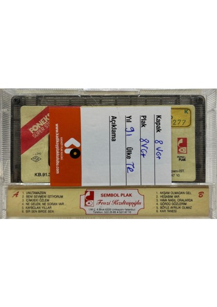 Bülent Ersoy- Bir Sen Bir De Ben Kaset fiyatları