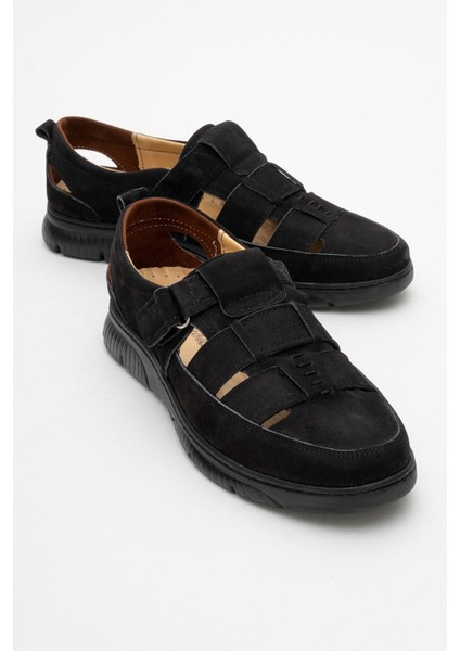 Hakiki Nubuk Deri, Iç Dış Deri Erkek Yazlık Ayakkabı