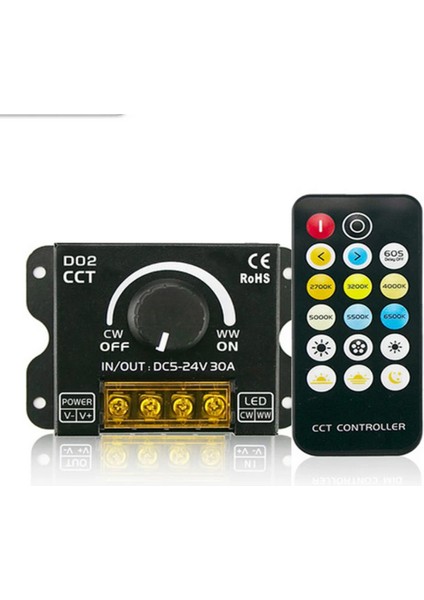 5-24V Manuel LED Dimmer 30 Amper Rf Kumandalı 3 Renk Cct fiyatları