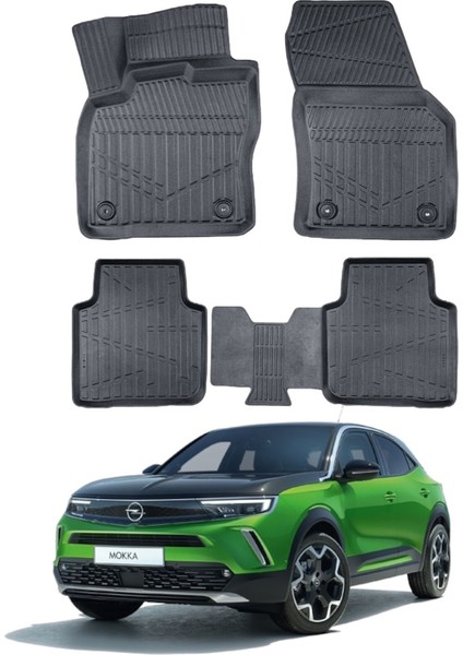 Opel Mokka 2 2021- Uyumlu Araca Özel Lüx 4d Paspas