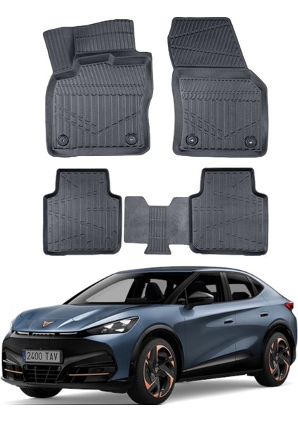 Cupra Tavascan 2023+ Uyumlu Araca Özel Lüx 4d Paspas