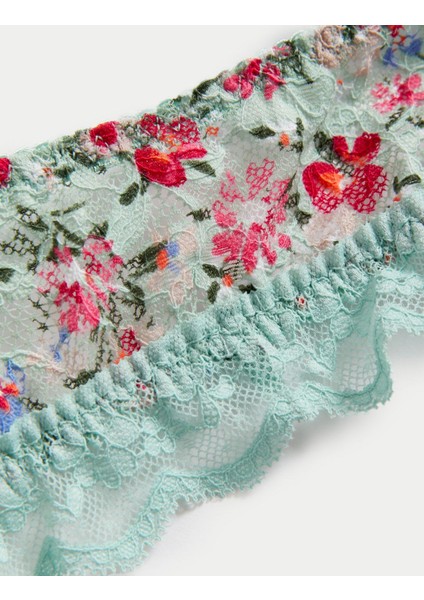 Dantel Detaylı Balensiz Bralet