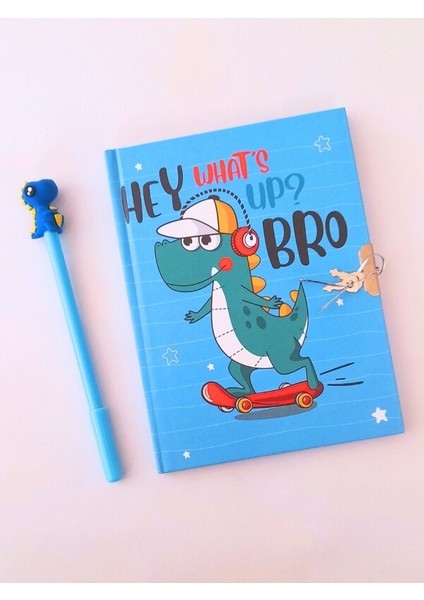 Dinazor Serisi Hatıra Defteri + Jel Kalem