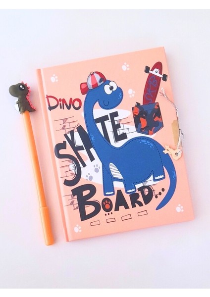 Dinazor Serisi Hatıra Defteri + Jel Kalem