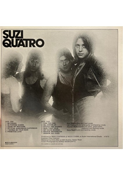 Suzi Quatro - Suzi Quatro Japon Baskı Lp fiyatları