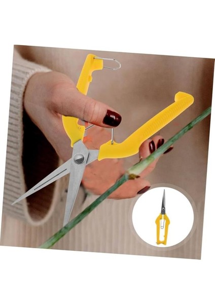 Paslanmaz Çelik Sivri Uçlu Budama Makası Bağ Bahçe Makası