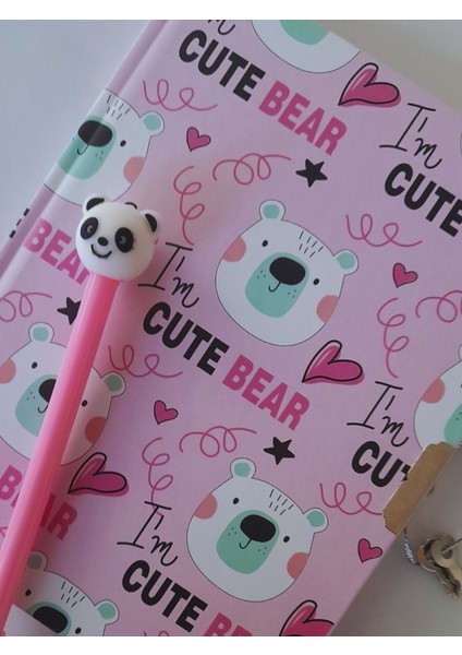 Ayıcık Serisi Hatıra Defteri + Jel Kalem