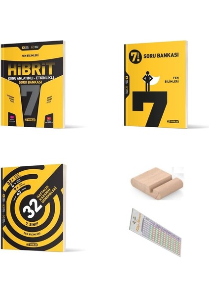 Hız 7. Sınıf Fen Hibrit + Soru Bankası + Haftalık Deneme 2025-2026 + Telefon Tutucu + Çözüm Ayracı