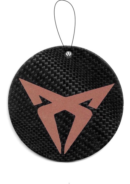 Karbon Detay Üzerine Üzerine Vw / Cupra Logolu Dekoratif Oto Kokusu ve Aksesuarı