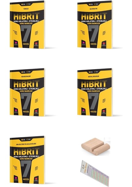 Hız 7. Sınıf Hibrit Soru Bankası (Türkçe Matematik Fen Sosyal Din) 2025-2026 +Telefon Tutucu