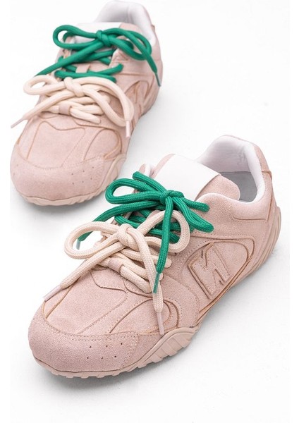 Z-Style Süet Spor Sneaker Kadın Ayakkabı Şık Günlük