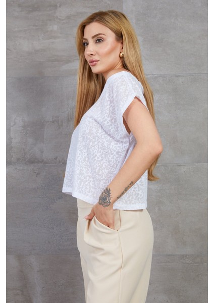 Transparan Crop T-Shirt fiyatları