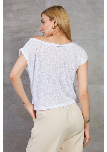 Transparan Crop T-Shirt fırsatları