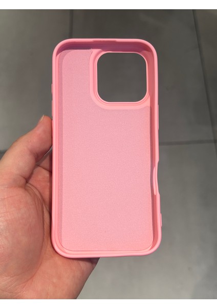 Iphone 16 Pro Uyumlu Içi Kadife Silikon Lansman Kılıf modelleri