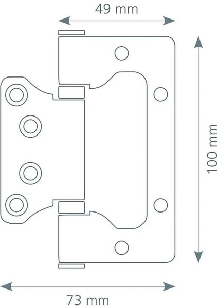 Paslanmaz Menteşe Yönsüz Sarı 2.2mm fiyatları