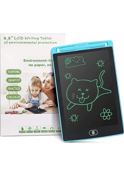 Writing Tablet LCD 8.5 Inç Dijital Kalemli Çizim Yazı Tahtası Grafik Not Yazma. Oyun Tahtası. Yazı Tahtası. Yazı Tableti
