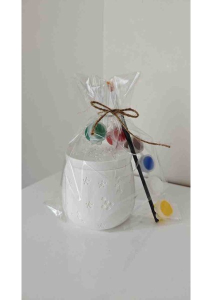 Taş Tozu Boyanabilir Yıldız Kavanozu Seti