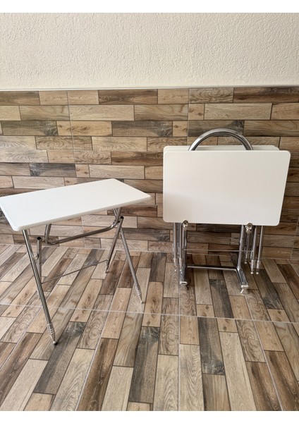 Çanta Zigon Sehpa, 4'lü Sehpa, Zigon Sehpa, Servis Sehpası, Mdf Mebran Sehpa, Katlanır Sehpa, Krvidalife fırsatları