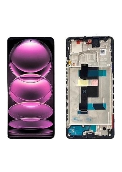 Xiaomi Redmi Note 12 Pro 5g Çıtalı Ekran Dokunmatik Siyah