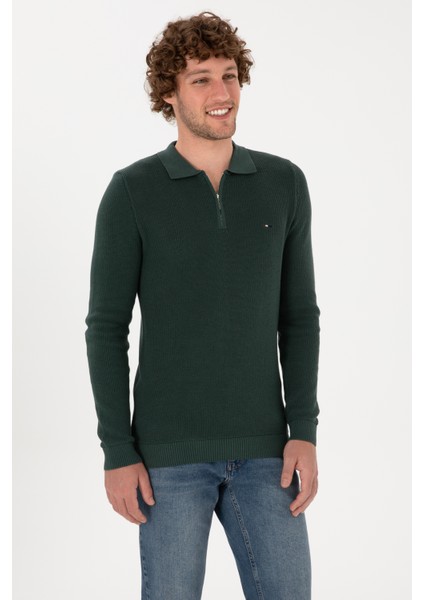 Erkek Koyu Yeşil Kazak /triko 50313685-VR079 modelleri