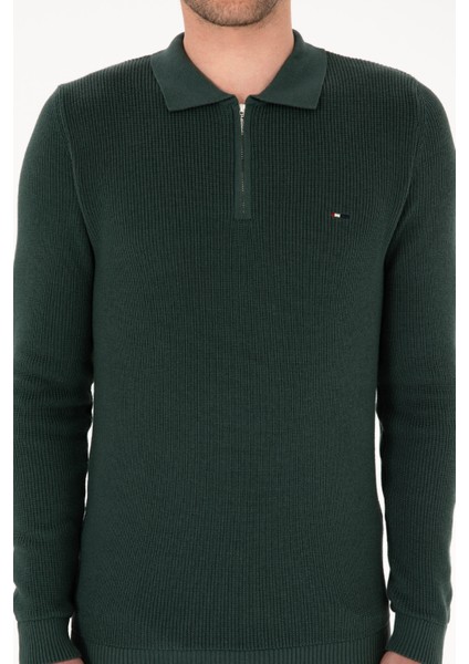 Erkek Koyu Yeşil Kazak /triko 50313685-VR079