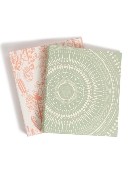 Brands Çevre Dostu Boho Chic Cilt Seti, Zeytin ve Somon, 2,5 cm Halka, 2 Parça