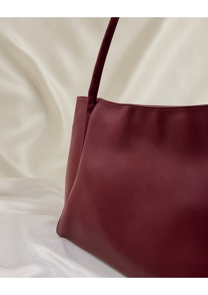Toronto Çift Saplı Shopper Çanta - Bordo fırsatları