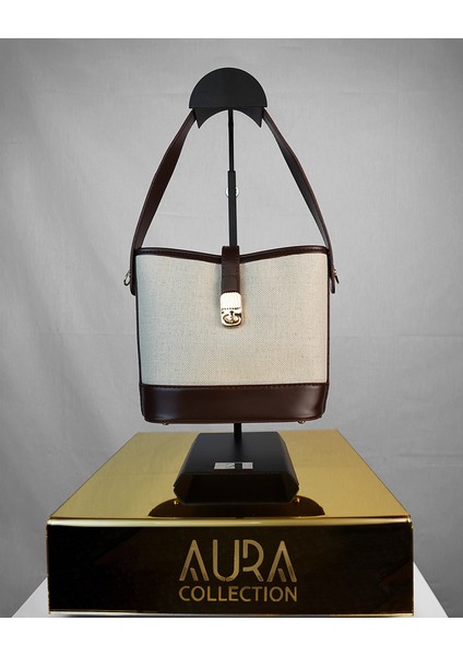 Havana Hasır Omuz Çantası - Kahverengi modelleri