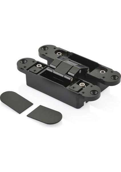 Canex Akordiyon Menteşe Ayarlı 3D 135 mm - Siyah