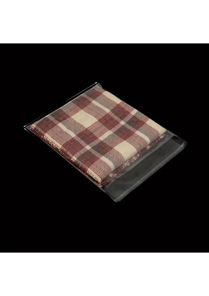 50 Adet 25X35 cm Şeffaf Bantlı Yapışkanlı Opp Jelatin Poşet, Şeffaf Poşet ( 25*30+5 Cm) indirimleri